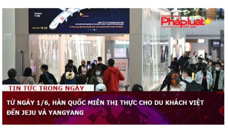 Từ ngày 1/6, Hàn Quốc miễn thị thực cho du khách Việt đến Jeju và Yangyang