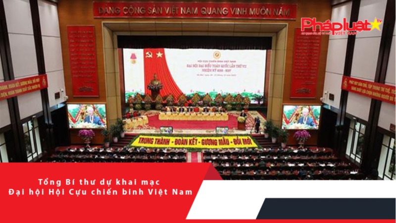 Tổng Bí thư dự khai mạc Đại hội Hội Cựu chiến binh Việt Nam