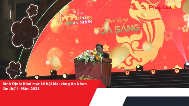 Bình Định: Khai mạc Lễ hội Mai vàng An Nhơn lần thứ I - Năm 2023