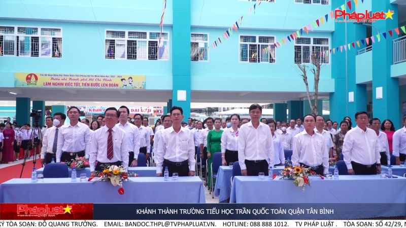 Khánh thành Trường Tiểu Học Trần Quốc Toản quận Tân Bình