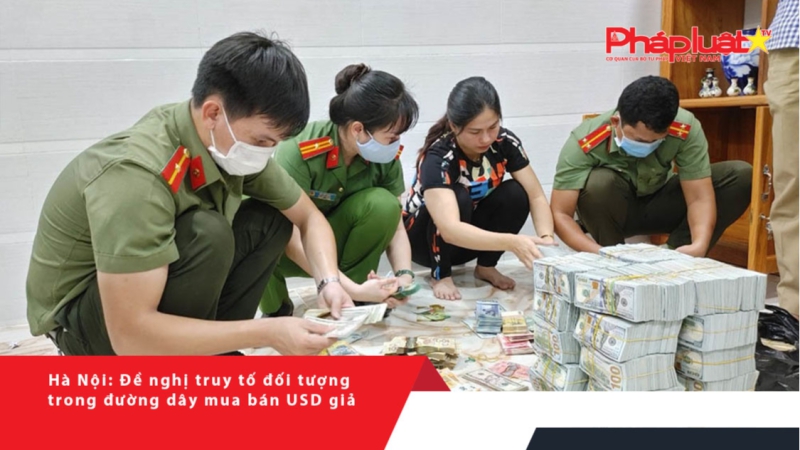 Hà Nội: Đề nghị truy tố đối tượng trong đường dây mua bán USD giả