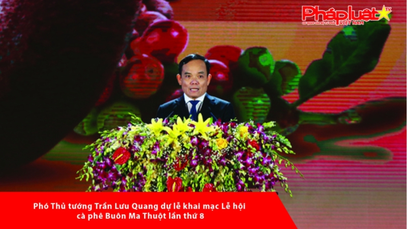 Phó Thủ tướng Trần Lưu Quang dự lễ khai mạc Lễ hội cà phê Buôn Ma Thuột lần thứ 8
