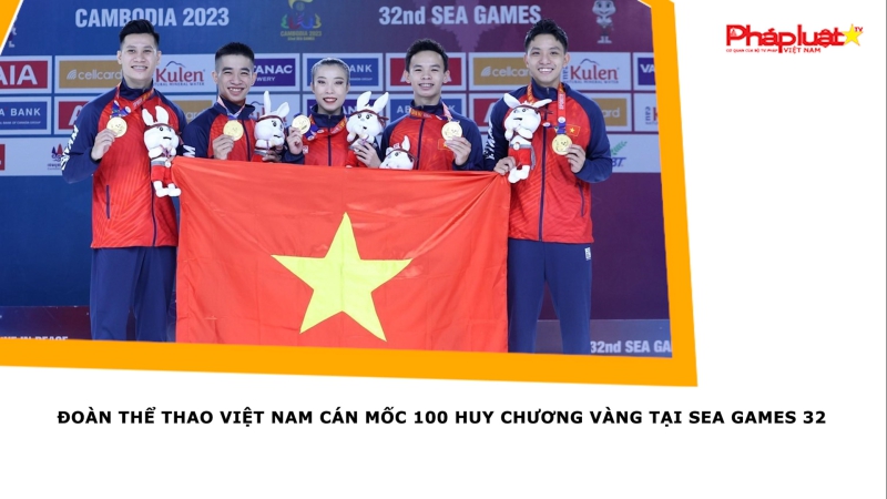 Đoàn thể thao Việt Nam cán mốc 100 Huy chương Vàng tại SEA Games 32