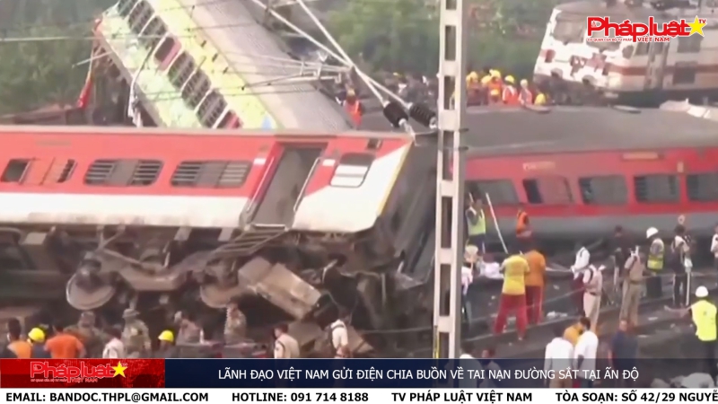 Lãnh đạo Việt Nam gửi điện chia buồn về tai nạn đường sắt tại Ấn Độ