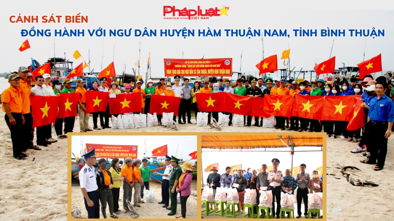 CSB Đồng hành với ngư dân huyện Hàm Thuận Nam, tỉnh Bình Thuận