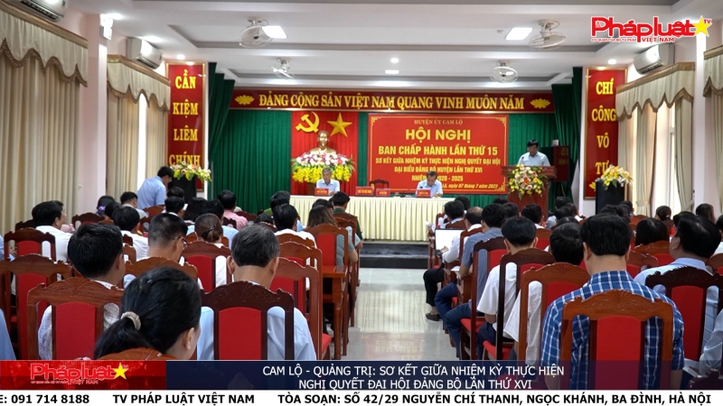 Cam Lộ - Quảng Trị: Sơ kết giữa nhiệm kỳ thực hiện Nghị quyết Đại hội Đảng bộ lần thứ XVI