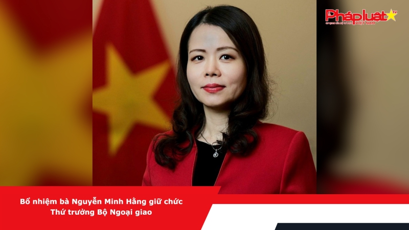 Bổ nhiệm bà Nguyễn Minh Hằng giữ chức Thứ trưởng Bộ Ngoại giao