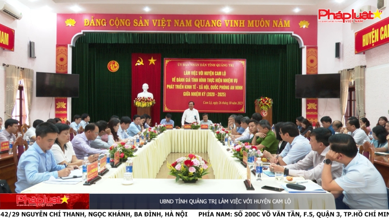 UBND tỉnh Quảng Trị làm việc với huyện Cam Lộ