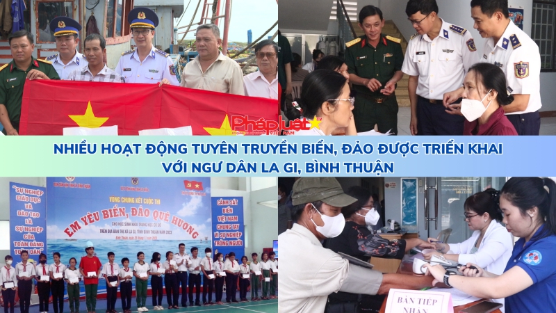Nhiều hoạt động tuyên truyền biển, đảo được triển khai với ngư dân La Gi, Bình Thuận