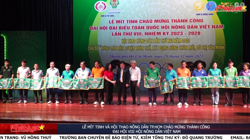 Lễ mít tinh và Hội thao nông dân TP.HCM chào mừng thành công Đại hội VIII Hội Nông dân Việt Nam