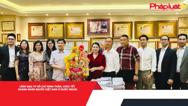 Lãnh đạo TP Hồ Chí Minh thăm, chúc Tết doanh nhân người Việt Nam ở nước ngoài