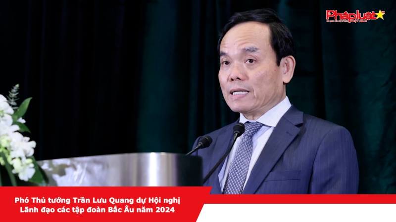 Phó Thủ tướng Trần Lưu Quang dự Hội nghị Lãnh đạo các tập đoàn Bắc Âu năm 2024