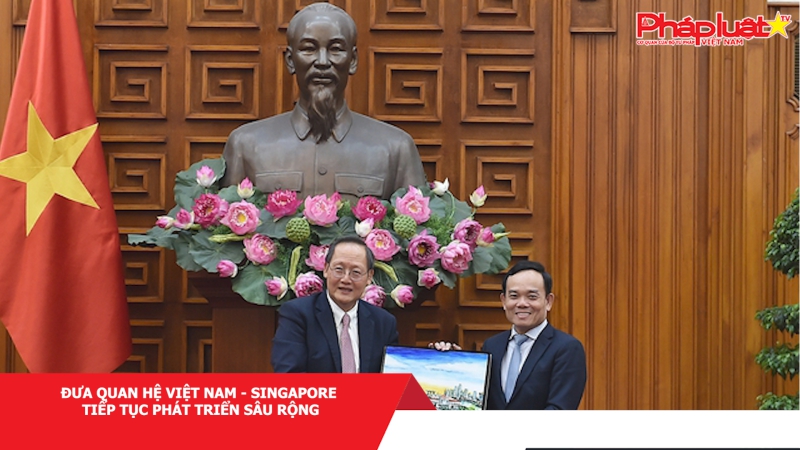 Đưa quan hệ Việt Nam - Singapore tiếp tục phát triển sâu rộng