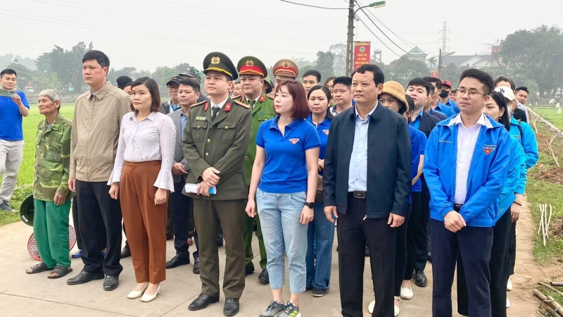 Sóc Sơn (Hà Nội) tổ chức thực hiện công trình thanh niên tình nguyện để kỷ niệm 93 năm Ngày thành lập Đoàn TNCS Hồ Chí Minh