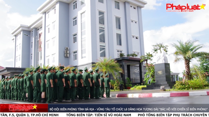 Bộ đội Biên Phòng tỉnh Bà Rịa - Vũng Tàu tổ chức Lễ dâng hoa Tượng đài “Bác Hồ với Chiến sĩ Biên phòng”