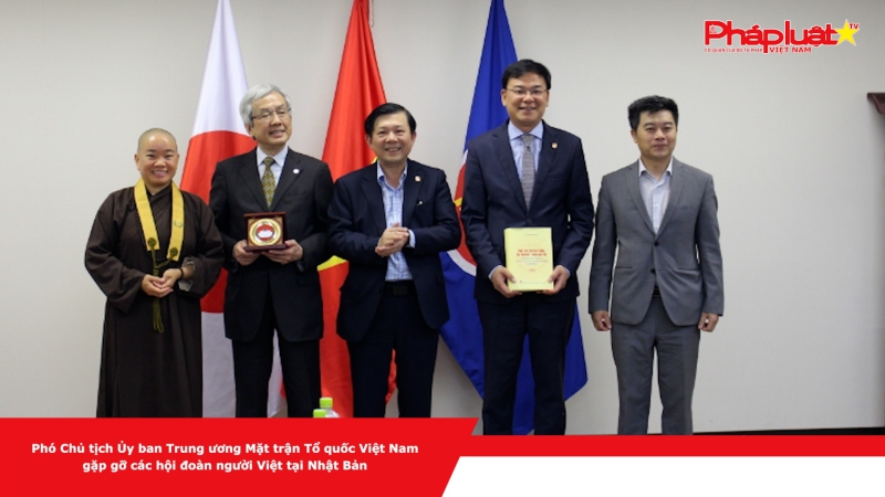 Phó Chủ tịch Ủy ban Trung ương Mặt trận Tổ quốc Việt Nam gặp gỡ các hội đoàn người Việt tại Nhật Bản