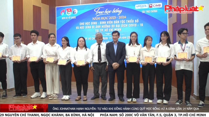 Ông Johnathan Hạnh Nguyễn: Tự hào khi đồng hành cùng Quỹ học bổng Vừ A Dính gần 14 năm qua