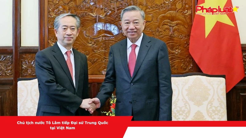 Chủ tịch nước Tô Lâm tiếp Đại sứ Trung Quốc tại Việt Nam