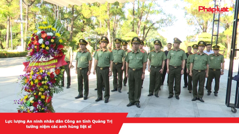 Quảng Trị: Lực lượng Công an tổ chức nhiều hoạt động về nguồn, đền ơn đáp nghĩa