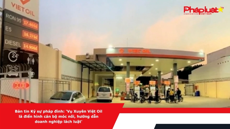 Bản tin Ký sự pháp đình: 'Vụ Xuyên Việt Oil là điển hình cán bộ móc nối, hướng dẫn doanh nghiệp lách luật'