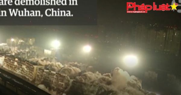Trung Quốc phá dỡ các tòa nhà trong 10 giây