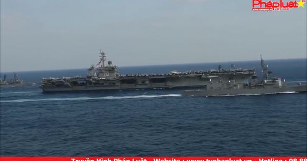 Các tàu sân bay Hoa Kỳ tham gia tập trận cùng Nhật Bản