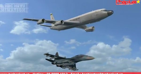 Phản lực cơ của Nga bay sát máy bay trinh sát Hoa Kỳ
