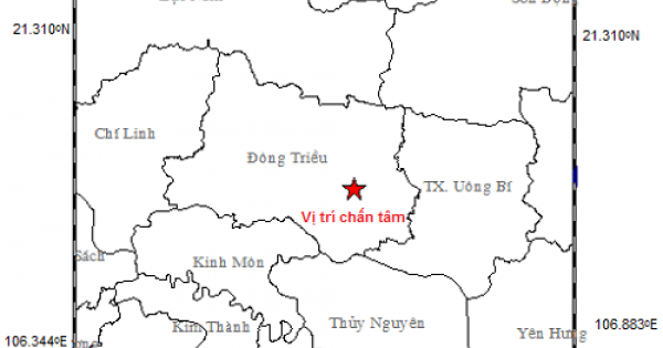 Quảng Ninh: Liên tiếp xuất hiện hai trận động đất gần 3 độ richter