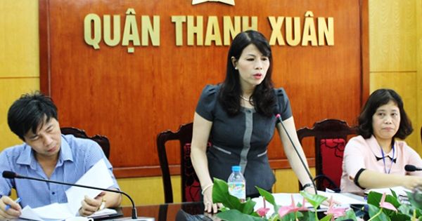 Quận ủy quận Thanh Xuân yêu cầu bà Lê Mai Trang nghiêm túc kiểm điểm, rút kinh nghiệm