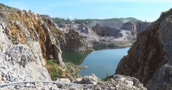 Nghệ An: Nhiều sai phạm về qui định khai thác tài nguyên tại mỏ đá Lèn Chùa