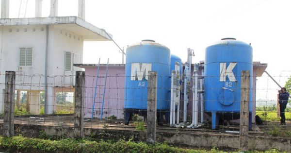 Quảng Nam: “Đắp chiếu” công trình nước sạch tiền tỷ