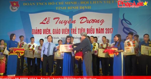 Bình Định: Tuyên dương 35 giảng viên, giáo viên trẻ tiêu biểu năm 2017