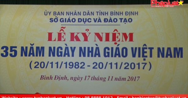 Bình Định: Kỷ niệm 35 năm Ngày Nhà giáo Việt Nam