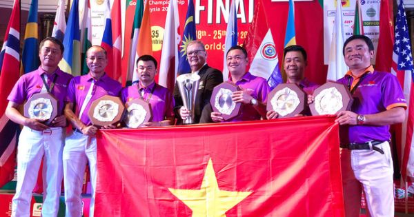 Đội tuyển golf Việt Nam vô địch thế giới tại giải WAGC 2017