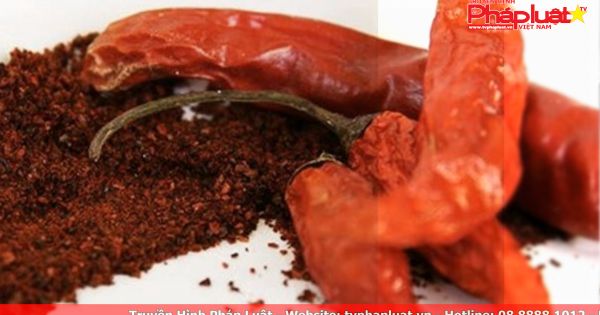 100% mẫu ớt bột chứa chất gây ung thư gan: Có thể do bảo quản