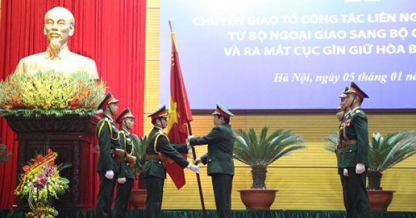 Ra mắt Cục gìn giữ hòa bình Việt Nam