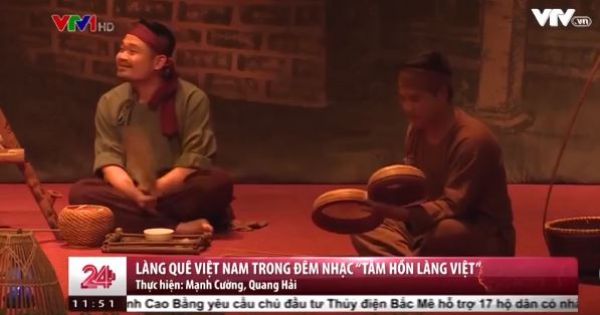 Làng quê Việt Nam trong đêm nhạc 