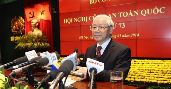 Tổng Bí thư Nguyễn Phú Trọng dự hội nghị Công an toàn quốc