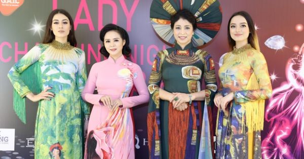 Bông hồng quyền lực - Bùi Thị Thanh Hương ra mắt bộ sưu tập áo dài 