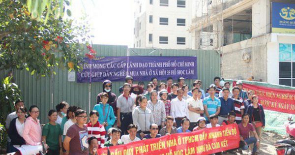 Dự án nhà ở xã hội 35 Hồ Học Lãm thất hứa lần 3, cư dân kêu trời