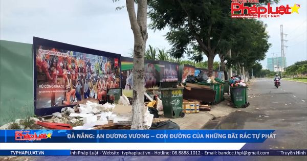 Đà Nẵng: An Dương Vương - Con đường của những bãi rác tự phát