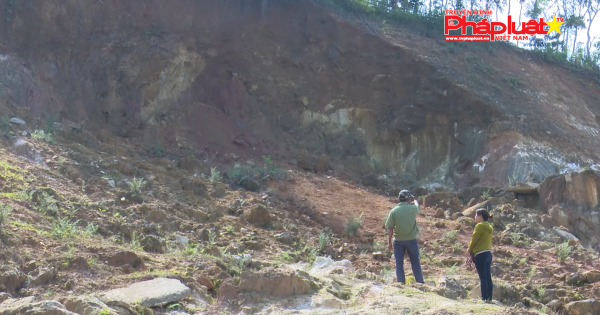Quảng Ngãi: Được tái định cư tránh sạt lở núi, dân lại đối mặt với nạn núi lở rình rập