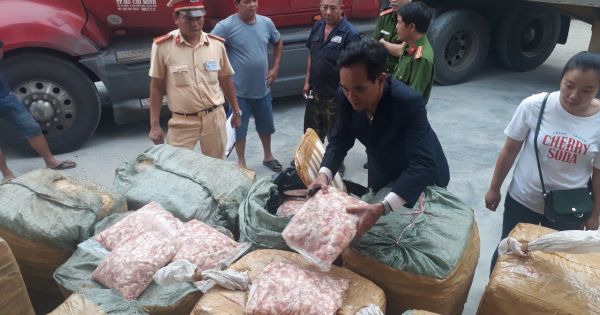Thừa Thiên - Huế: Bắt giữ 1,5 tấn sụn gà không rõ nguồn gốc