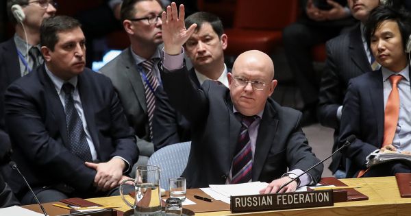 Nga bác tuyên bố của Hội đồng Bảo an LHQ về Syria