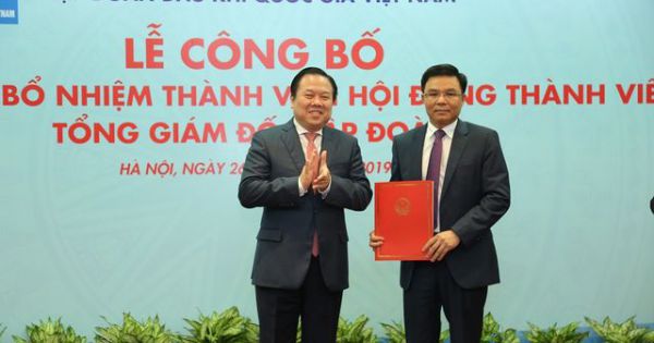 Ông Lê Mạnh Hùng được bổ nhiệm làm Tổng giám đốc Tập đoàn Dầu khí
