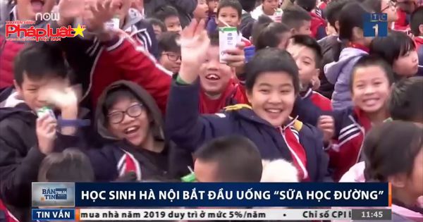 Hơn 1 triệu học sinh Hà Nội được uống sữa học đường