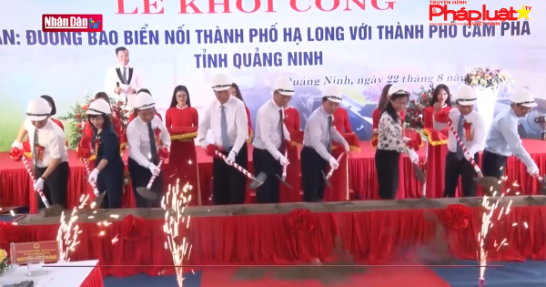 Quảng Ninh khởi công đường bao biển gần 1.400 tỷ đồng