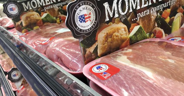 Trung Quốc nhập khẩu lại thịt heo và đậu nành từ Mỹ
