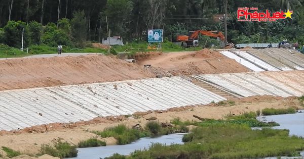 Bình Định: Công trình kè chống sạt lở sông Kim Sơn không đảm bảo chất lượng
