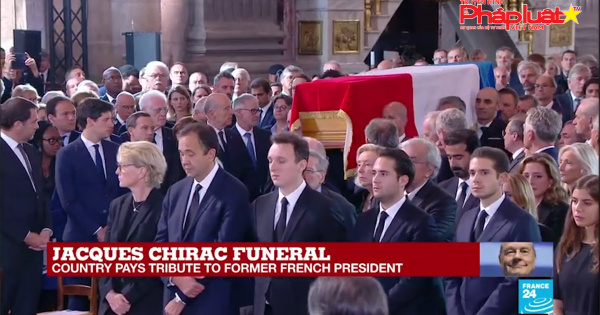 Pháp tổ chức tang lễ cố Tổng thống Jacques Chirac